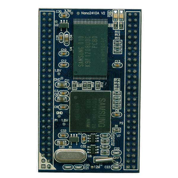 嵌入式系統控制模塊主板正面元器件
